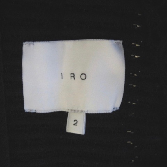 IRO Lewis Leather Lace Crotchet Jacket - Picture 9 of 11